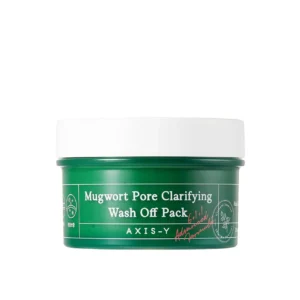 axis y mugwort pore clarifying wash off pack