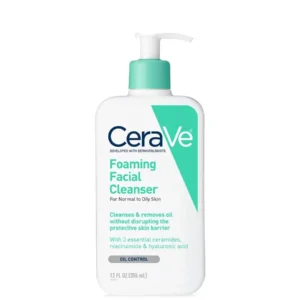 cerave foaming cleanser for normal to oily skin
